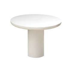 DINING TABLE LIME PLASTER OFFWHITE 115 SMALL - DINING TABLES